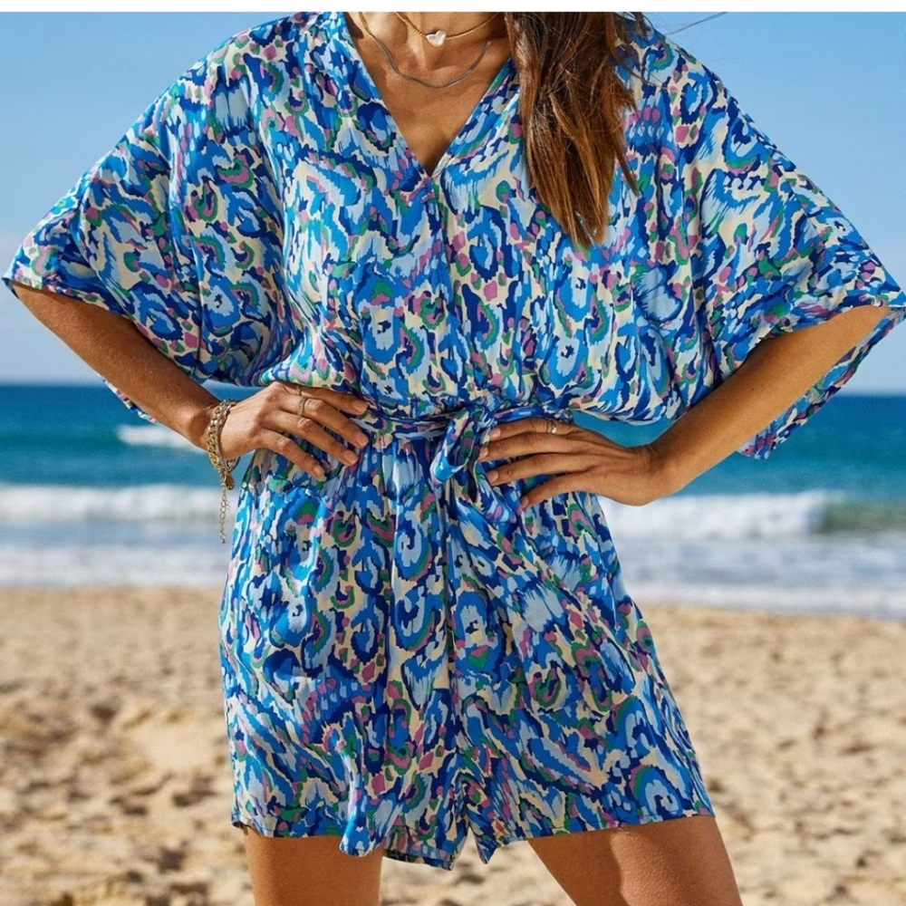 NWT Multicolor Romper Xlarge